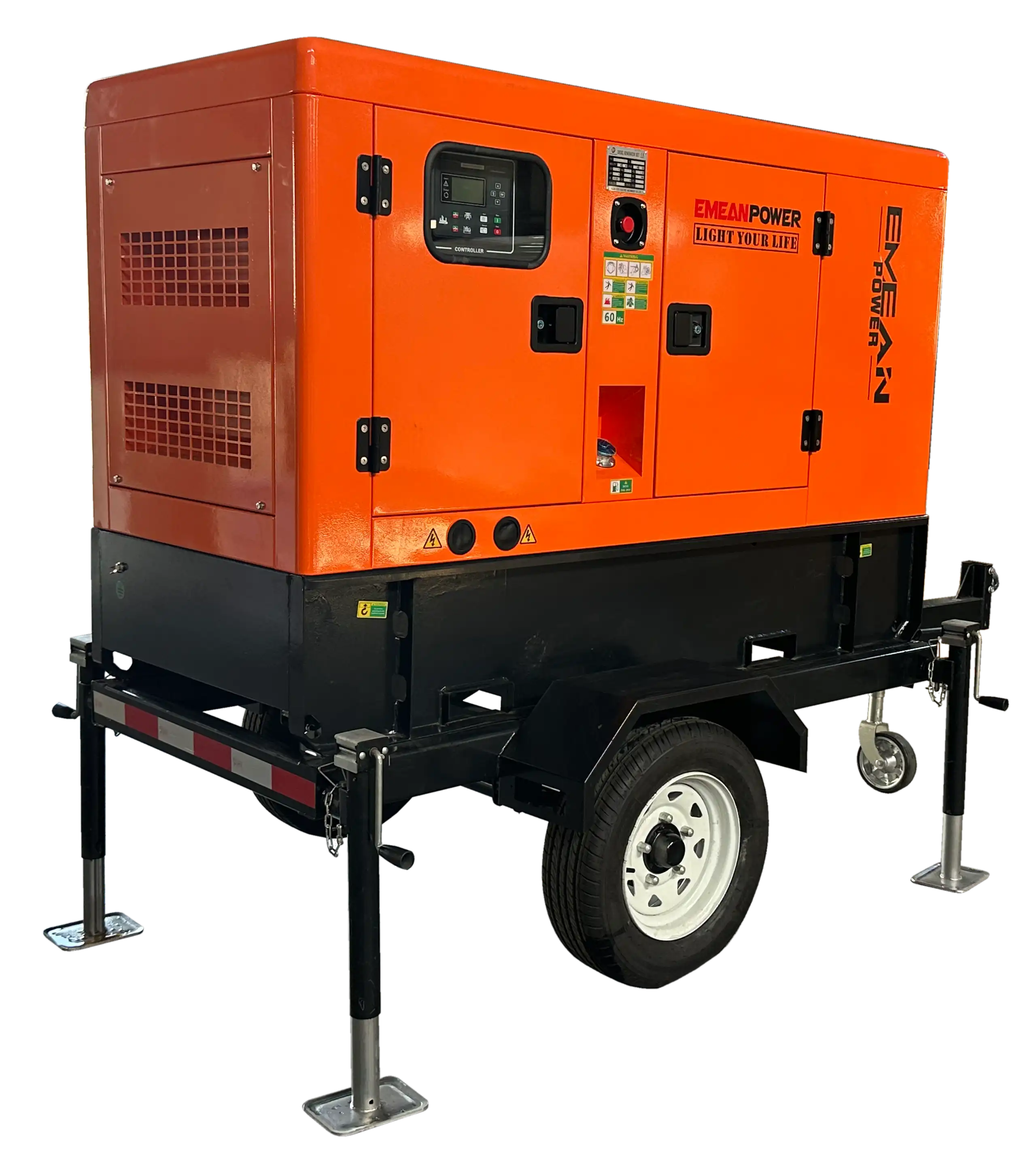 Generator Seluler Dengan Trailer Roda Dua