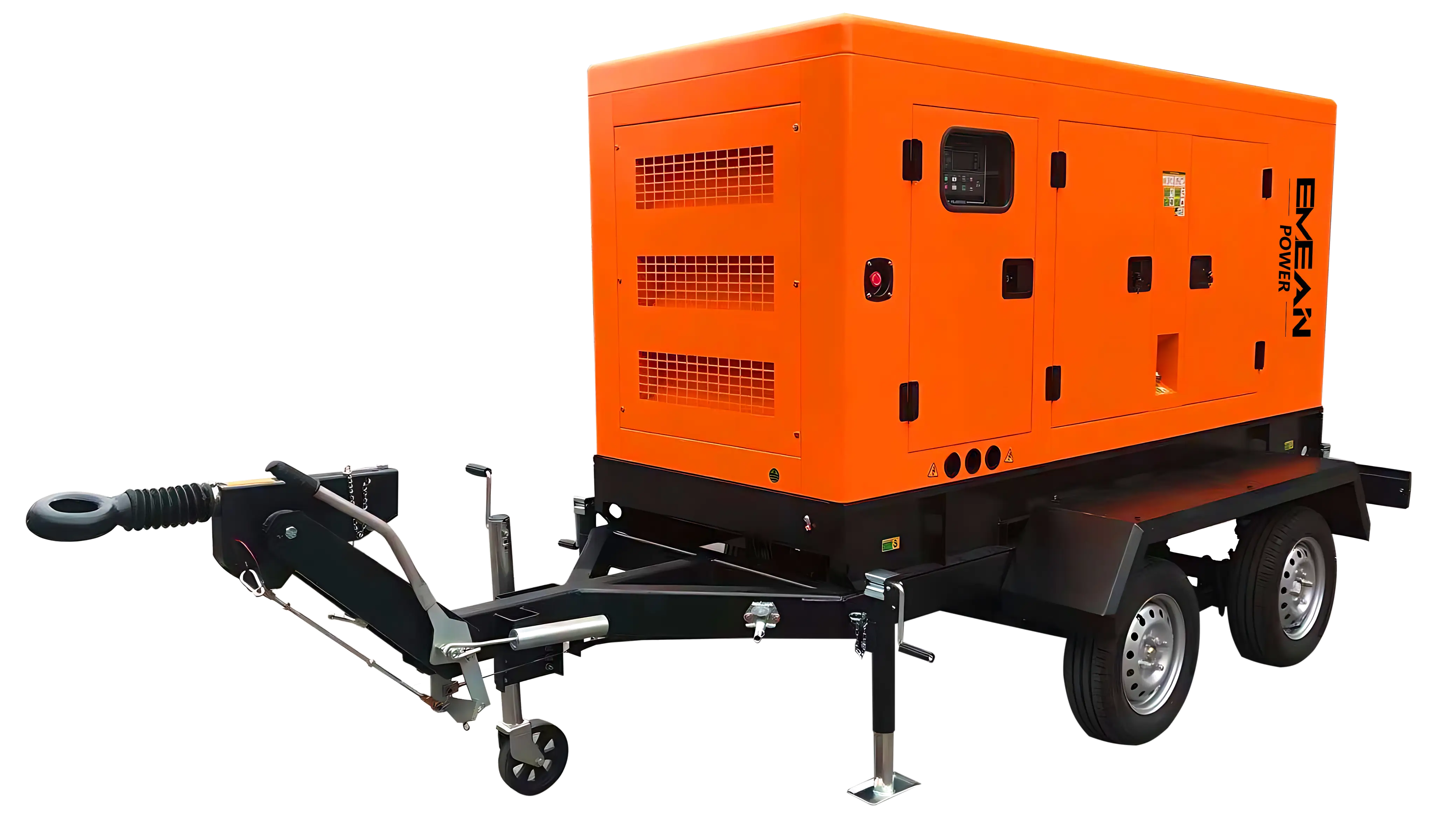 Generator Seluler Dengan Trailer Empat Roda